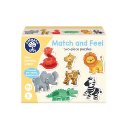Match and Feel two-piece jungle puzzles (£10.99)